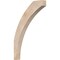Ekena Millwork 3 1/2"W x 22"D x 34"H Thorton Smooth Knee Brace, Douglas Fir BRC04X22X34THR00SDF - alternate 1